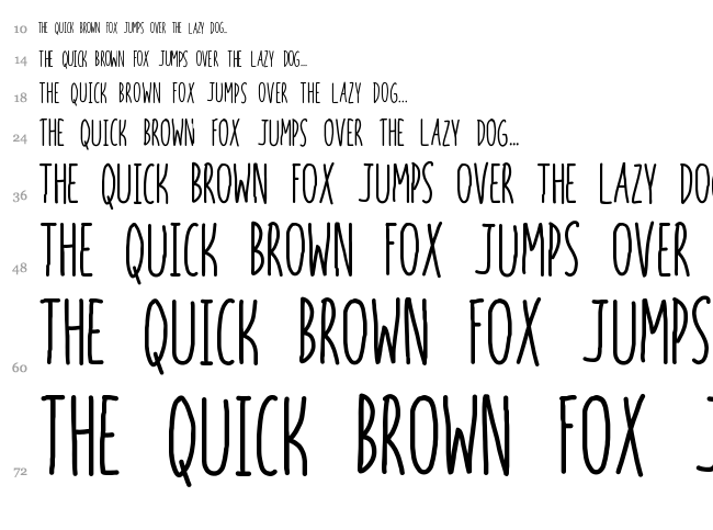 In your face, Joffrey! font waterfall